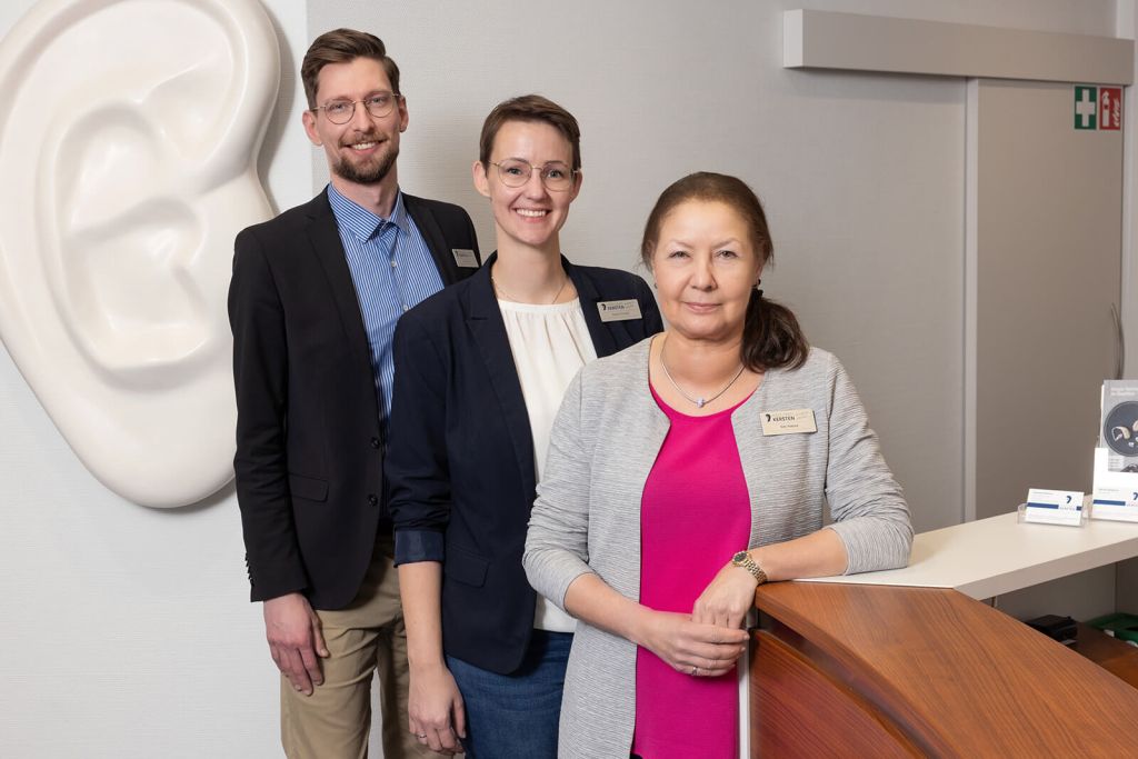 Teamfoto von Hörgeräte Kersten Flensburg – kompetente Ansprechpartner für besseres Hören