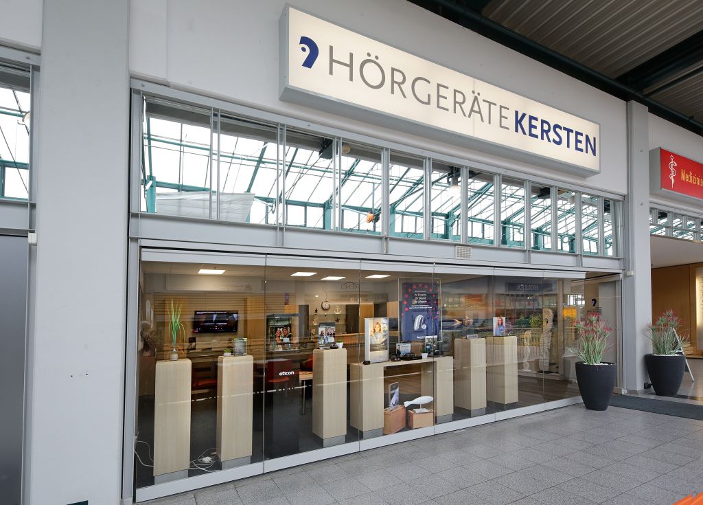 Moderne Hörgeräte-Filiale Hörgeräte Kersten Gägelow im Einkaufszentrum