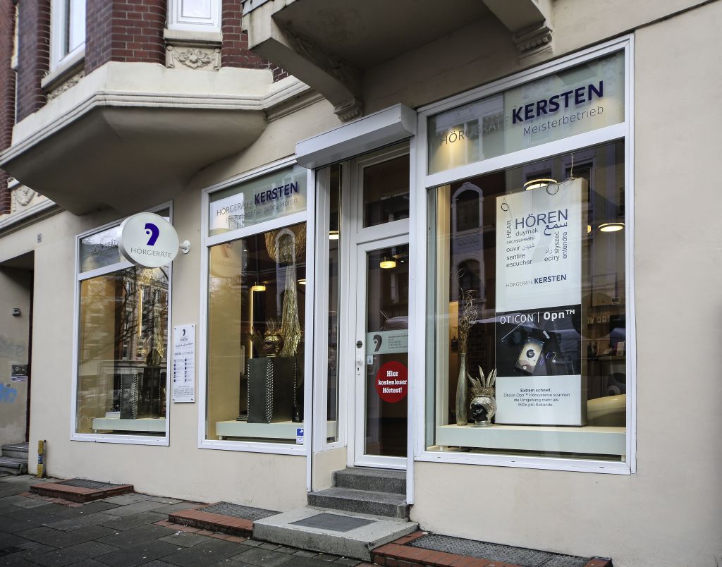 Hörgeräte Kersten Hamburg – moderne Filiale in zentraler Lage