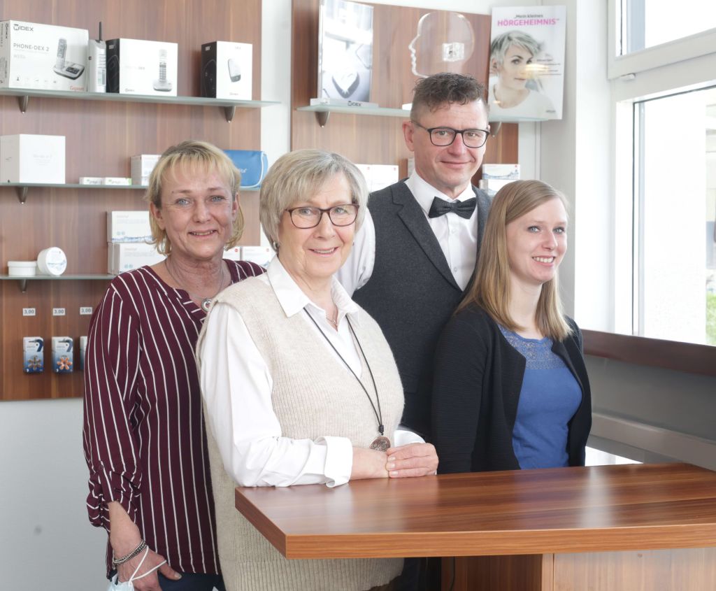 Team der Hörgeräte-Kersten-Filiale Kappeln – kompetente Beratung für besseres Hören