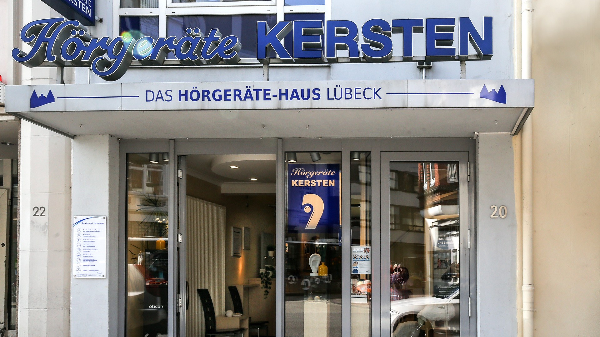Hörgeräte Kersten Filiale Lübeck – moderne Hörakustik in zentraler Innenstadtlage